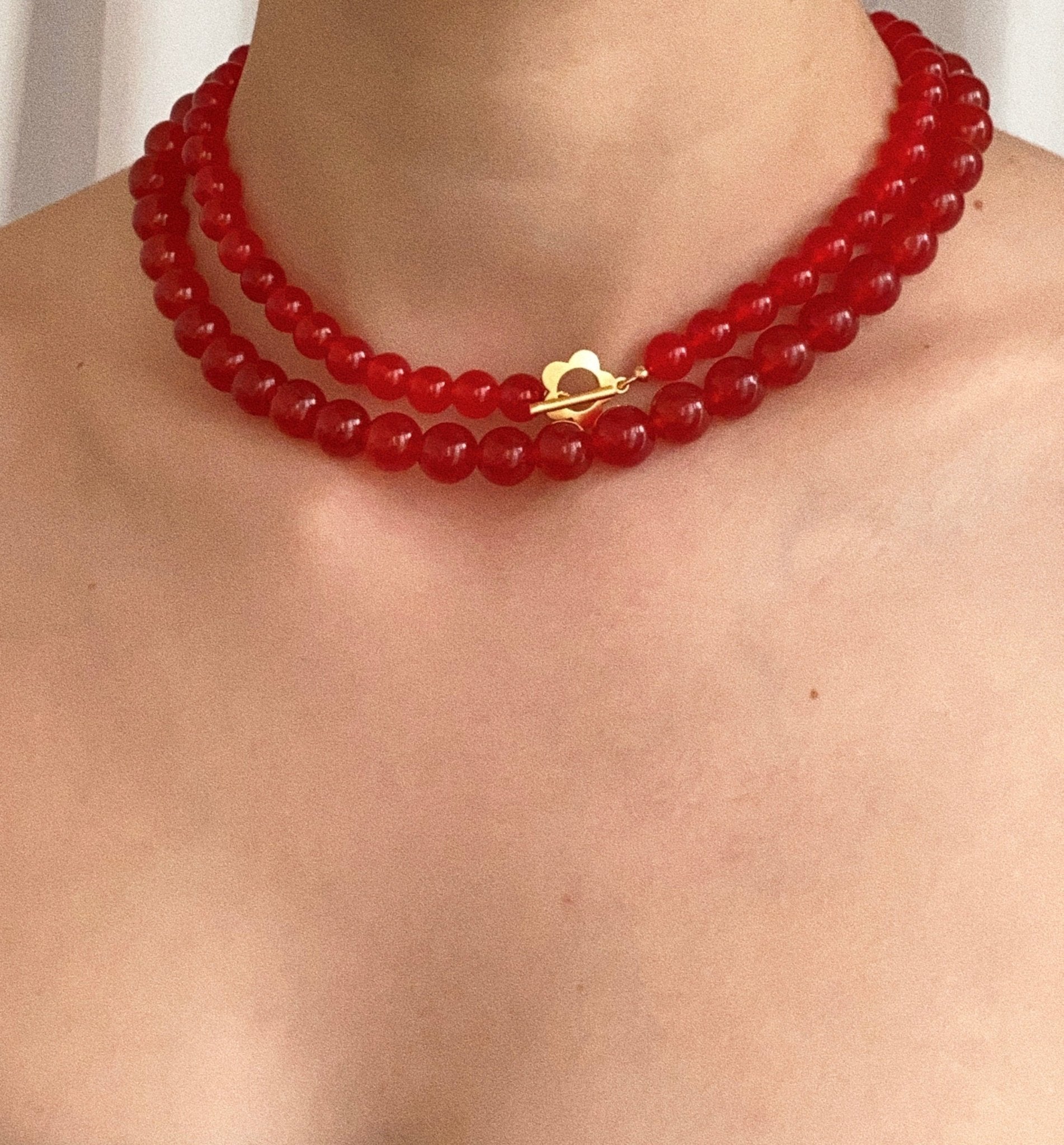 Ciliegia Jade Necklace - iriss studio - necklaces