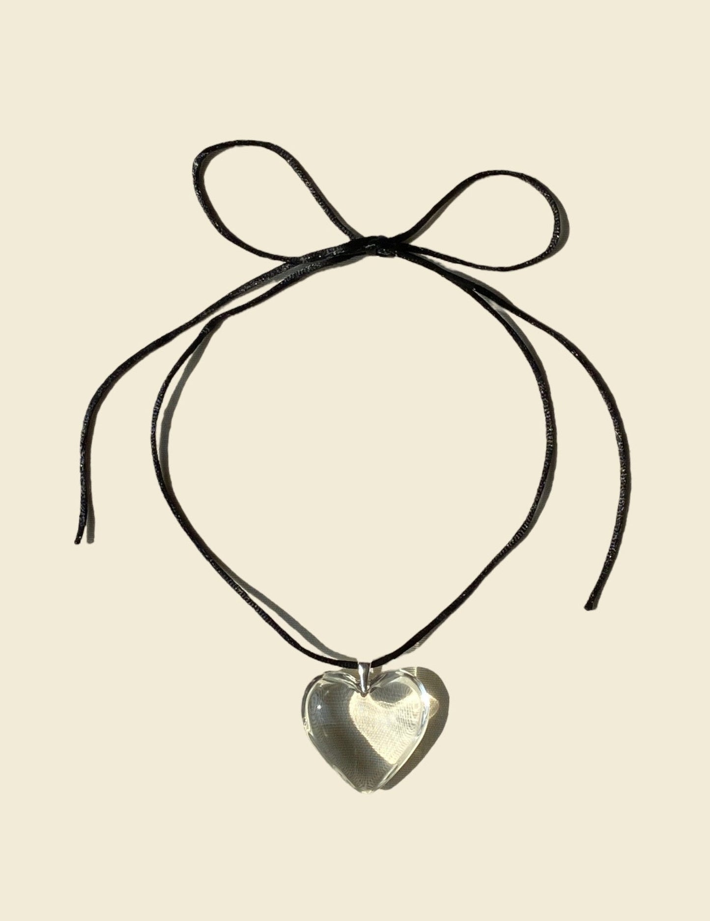 Uni Glass Heart Necklace