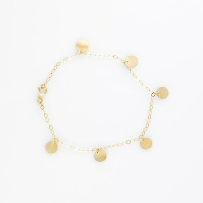 14karat_solid_gold_pendant_charm_bracelet
