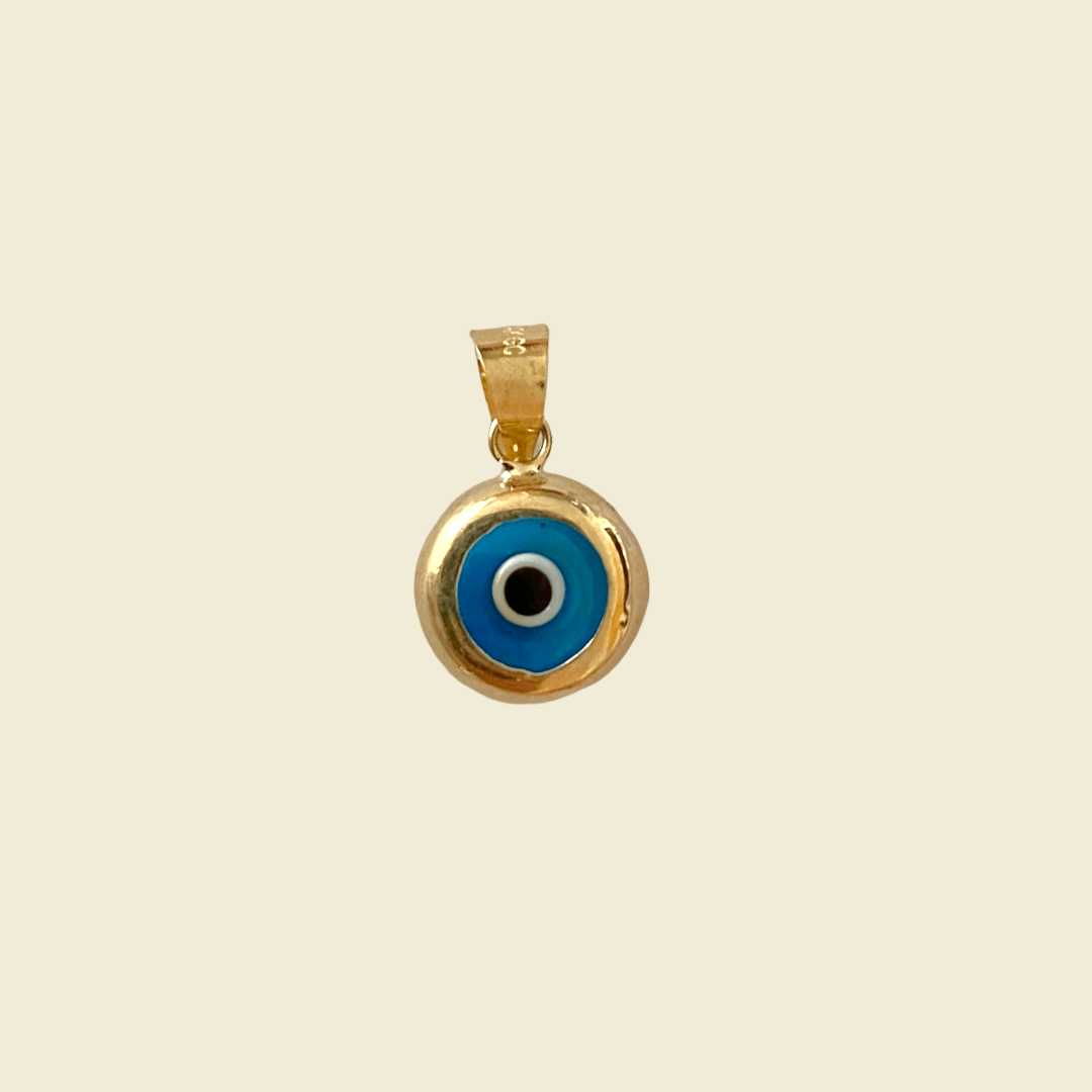 evil_eye_pendant_14karat_solid_gold_pendant_bail_necklace