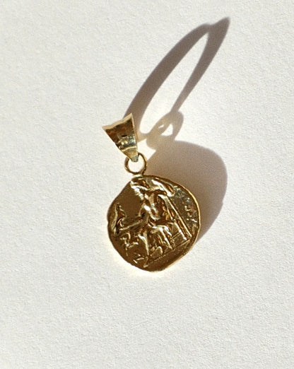 Philee 14k Gold Coin Pendant